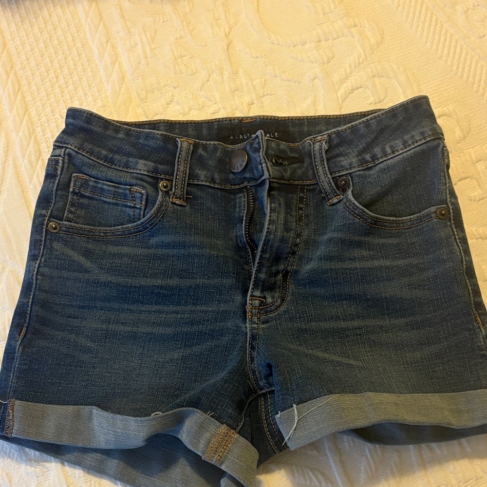 Aeropostale Dark Blue Jean Shorts